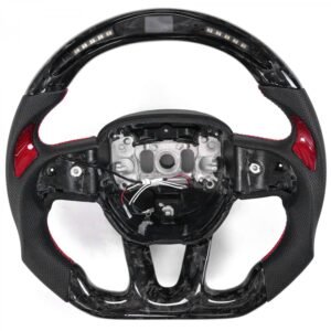Carbon Fibre LED Steering Wheel